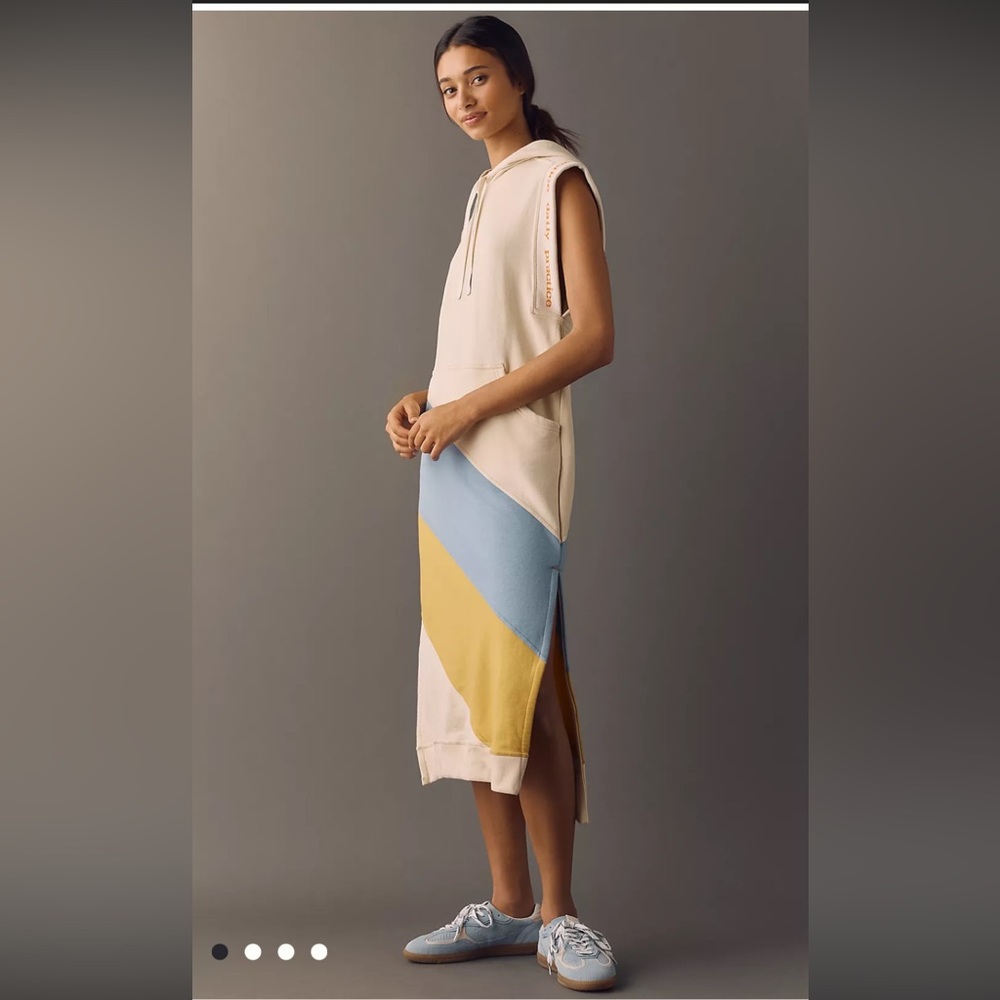 Anthropologie Daily Practice Skipper Hoodie Midi Dress